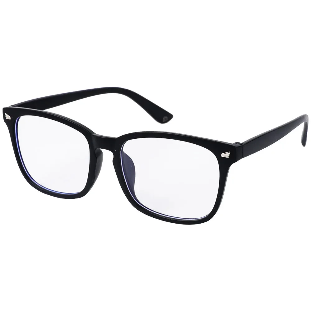 Blue Light Blocking Glasses for Women Men Classic Semi Rimless Fake Nerd Anti... 4